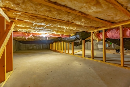 crawl space under home